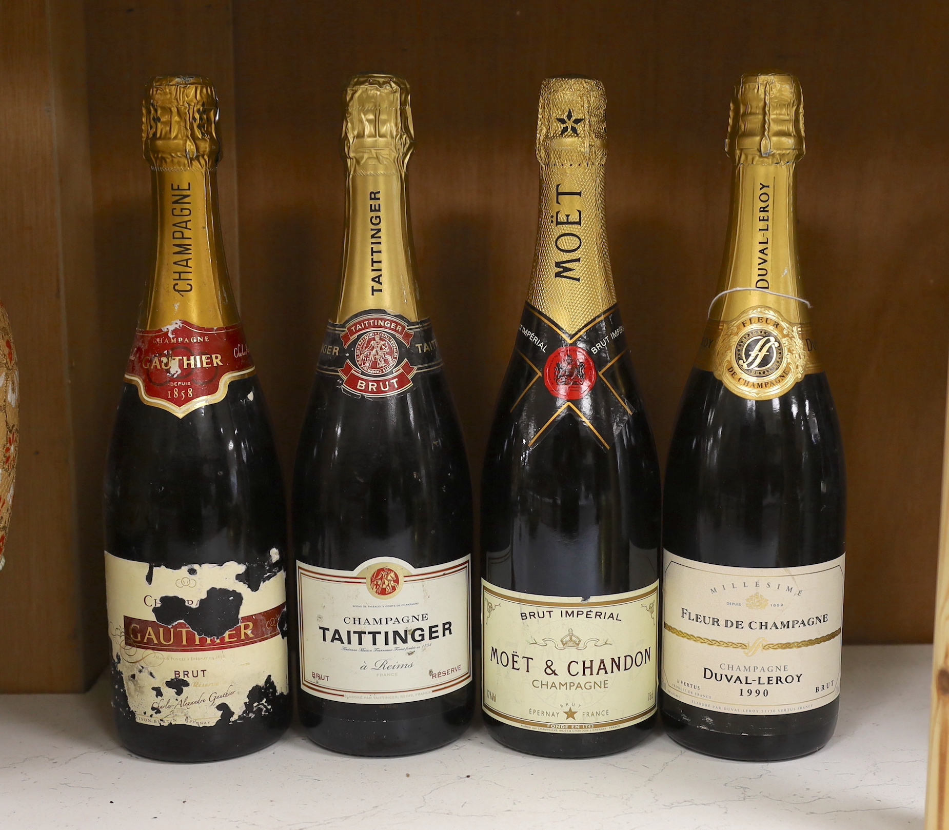 Four bottles of Champagne